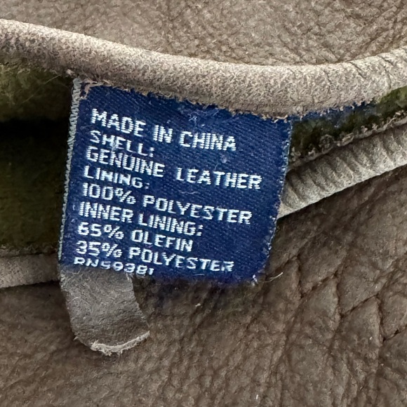 Ralph Lauren Polo Sports Men’s L Brown Nubuck Leather Lined Gloves - Picture 6 of 12